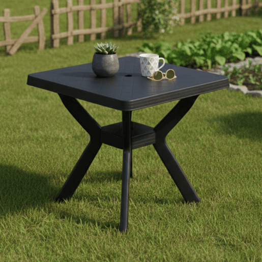 Mesa de Exterior 4 Lugares em Plástico