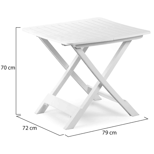 Mesa de Exterior 4 Lugares em Plástico Mesa de Exterior 4 Lugares em Plástico