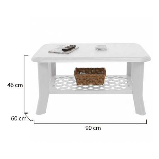 Mesa de Exterior 4 Lugares em Plástico Mesa de Exterior 4 Lugares em Plástico
