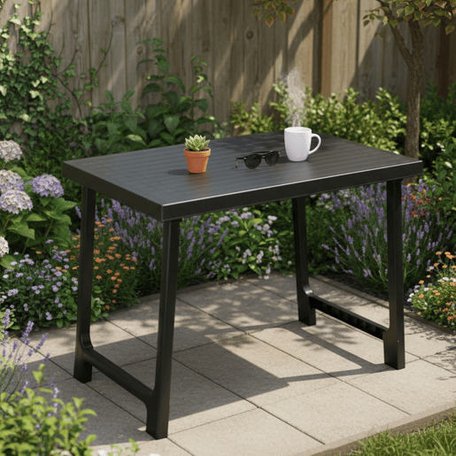 Mesa de Exterior 6 Lugares em Plástico