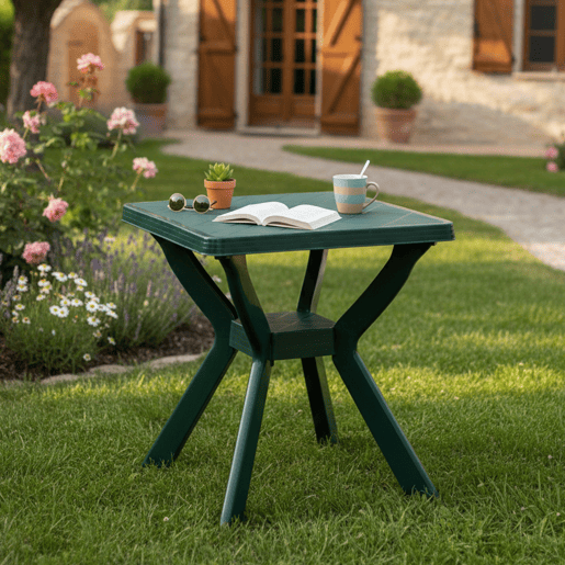 Mesa de Exterior para 4 Lugares em Plástico