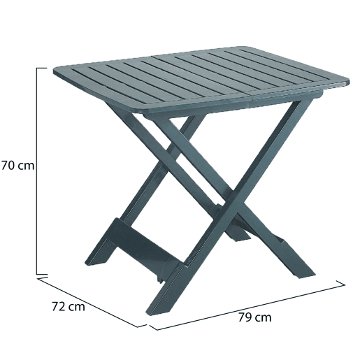 Mesa de Exterior 4 Lugares em Plástico Mesa de Exterior 4 Lugares em Plástico