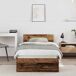 Estructura de cama individual para adultos Estructura de cama individual para adultos Madera