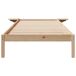 Estructura de cama individual para adultos 150x225 Estructura de cama individual para adultos 150x225 Marrón