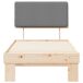 Estructura de cama simple para adultos 93x211 Estructura de cama simple para adultos 93x211 Madera/ Gris Claro
