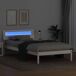 Estructura de cama individual para adultos Estructura de cama individual para adultos Blanco