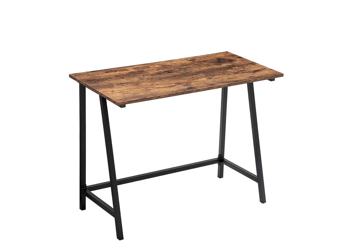 Escritorio, marrón/negro
