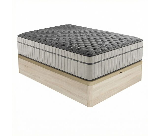 Pack colchón viscoelástico gala + canapé madera abatible 150x190 | montaje incluido | color cambria