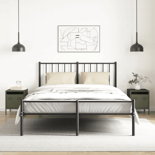 Soluna Home - Mesas de cabeceira Aço laminado a frio 2 piezas 35 x 39 x 43,5 cm
