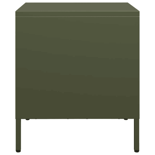 Soluna Home - Mesas de cabeceira Aço laminado a frio 2 piezas 35 x 39 x 43,5 cm