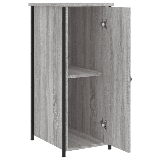 Soluna Home - Mesas de cabeceira Madeira trabalhada e ferro 2 piezas 32 x 42 x 80 cm