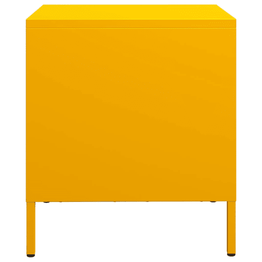 Soluna Home - Mesas de cabeceira Aço laminado a frio 2 piezas 35 x 39 x 43,5 cm