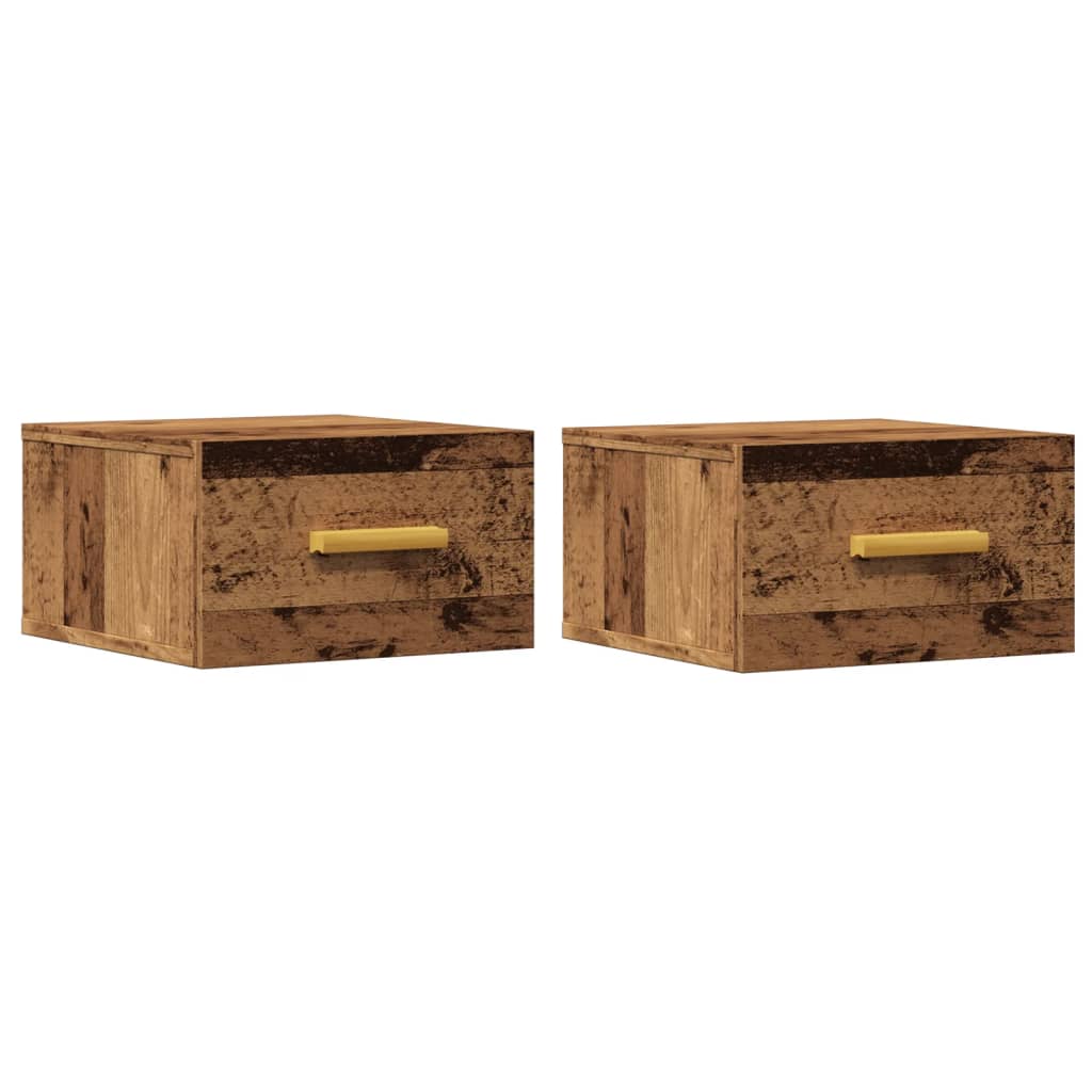 Soluna home - set de 2 mesitas de noche madera cody 35