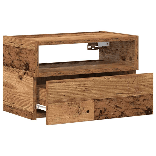 Soluna Home - Mesas de cabeceira Madeira 2 piezas 45 x 26 x 28,5 cm