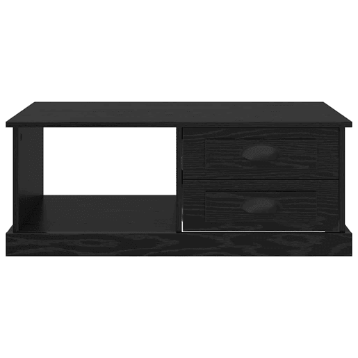 Mesa de Centro, Mesa baixa, com gaveta Carvalho Preto 90 x 50 x 35 cm