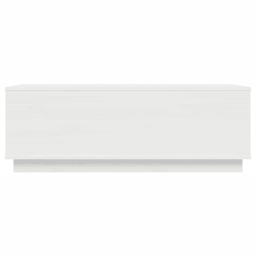 Mesa de Centro, Mesa baixa, 100x50x35 cm pinho maciço branco