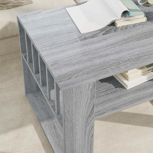 Mesa de Centro, Mesa baixa, Cinza Sonoma 66 x 49,5 x 45 cm