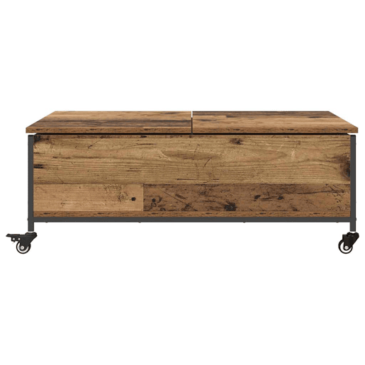 Mesa de Centro, Mesa baixa, Madeira Antiga 91 x 55 x 32 cm