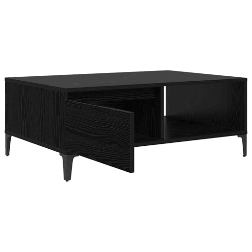 Mesa de Centro, Mesa baixa, Carvalho preto 90 x 60 x 35 cm