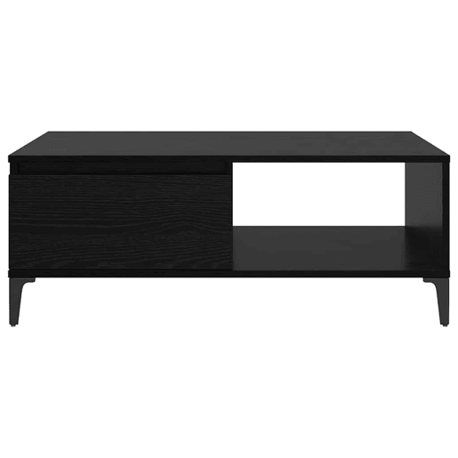 Mesa de Centro, Mesa baixa, Carvalho preto 90 x 60 x 35 cm