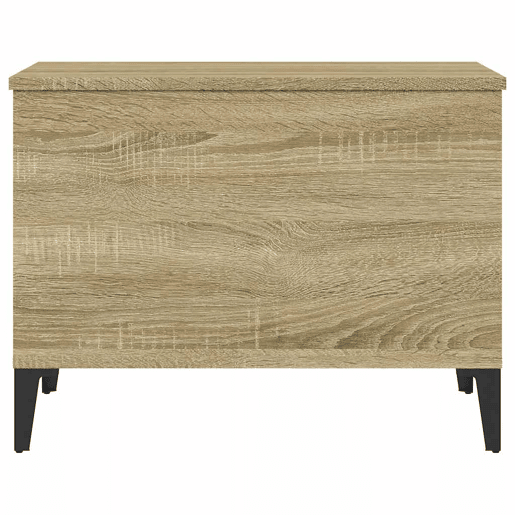 Mesa de Centro, Mesa baixa, 60x44,5x45 cm derivados madeira carvalho sonoma