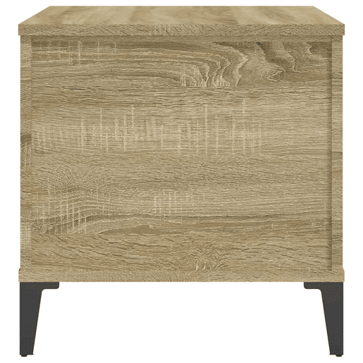 Mesa de Centro, Mesa baixa, 60x44,5x45 cm derivados madeira carvalho sonoma