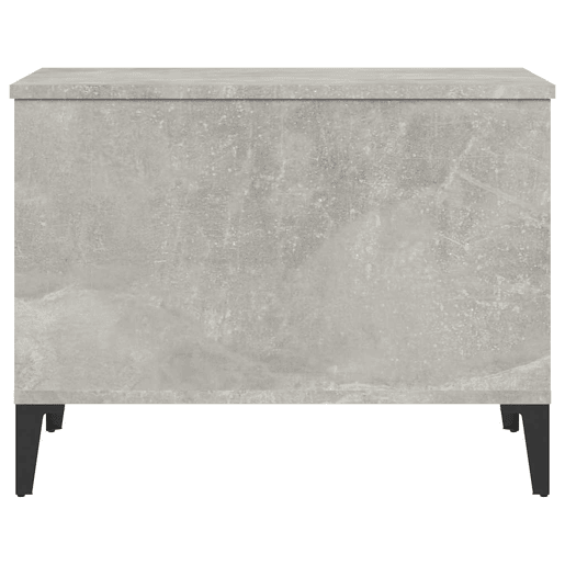 Mesa de Centro, Mesa baixa, 60x44,5x45 cm derivados madeira cinzento cimento