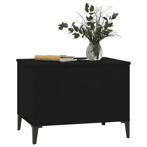 Mesa de Centro, Mesa baixa, 60x44,5x45 cm derivados de madeira preto