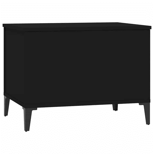 Mesa de Centro, Mesa baixa, 60x44,5x45 cm derivados de madeira preto