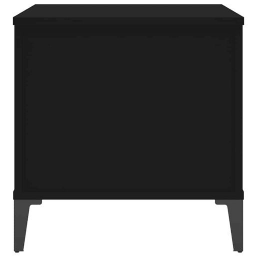 Mesa de Centro, Mesa baixa, 60x44,5x45 cm derivados de madeira preto