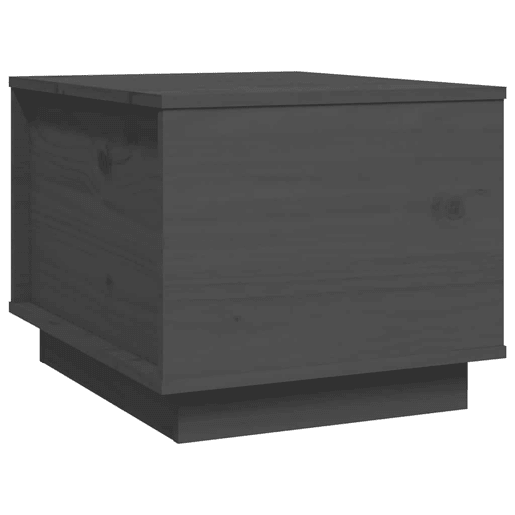 Mesa de Centro, Mesa baixa, 40x50x35 cm madeira de pinho maciça cinzento