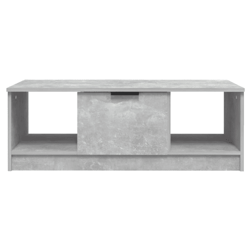 Mesa de Centro, Mesa baixa, 102x50x36 madeira processada cinza cimento