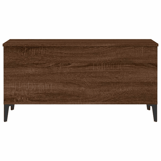 Mesa de Centro, Mesa baixa, 90x44,5x45 cm derivados madeira carvalho castanho
