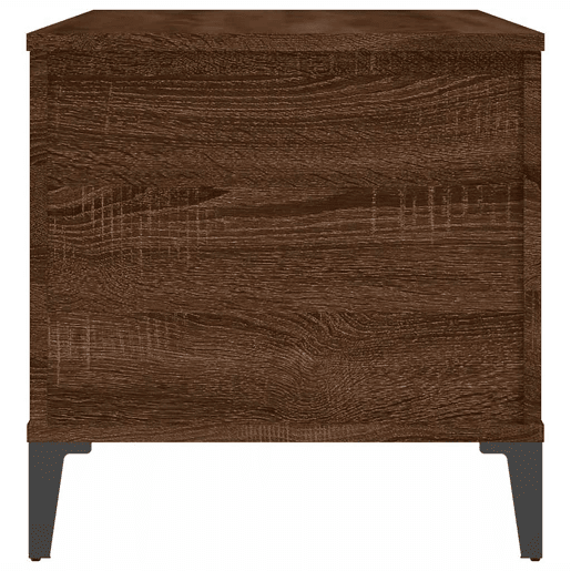 Mesa de Centro, Mesa baixa, 90x44,5x45 cm derivados madeira carvalho castanho