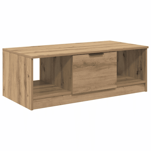 Mesa de Centro, Mesa baixa, com gaveta Carvalho Artesanal 102 x 50 x 36cm