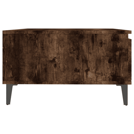 Mesa de Centro, Mesa baixa, 90x60x35 cm derivados de madeira carvalho fumado