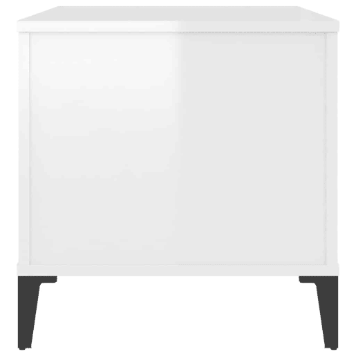 Mesa de Centro, Mesa baixa, 90x44,5x45 cm derivados de madeira branco brilhante