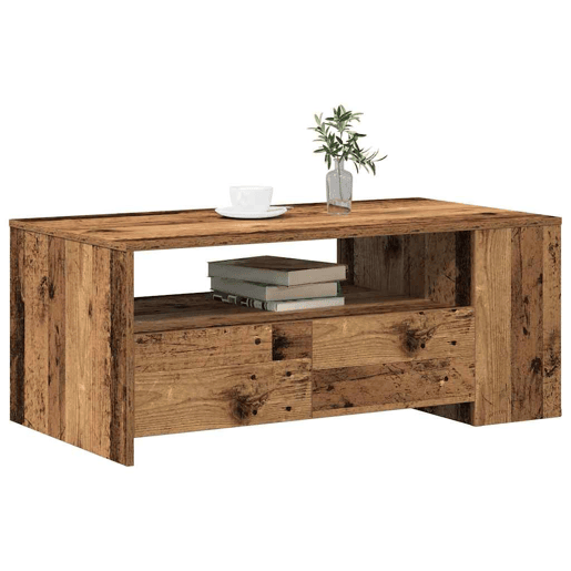 Mesa de Centro, Mesa baixa, com gaveta Madeira Antiga 102 x 55 x 43,5 cm