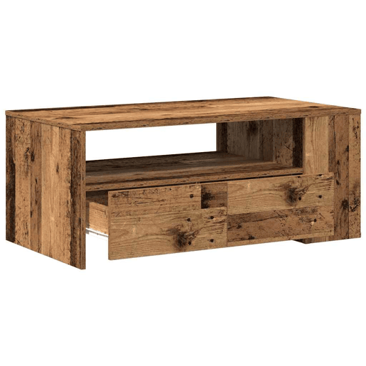 Mesa de Centro, Mesa baixa, com gaveta Madeira Antiga 102 x 55 x 43,5 cm