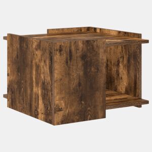 Mesa de Centro, Mesa baixa, Carvalho Fumado 50,5 x 50 x 33 cm