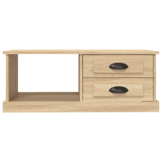 Mesa de Centro, Mesa baixa, 90x50x35 cm derivados madeira carvalho sonoma
