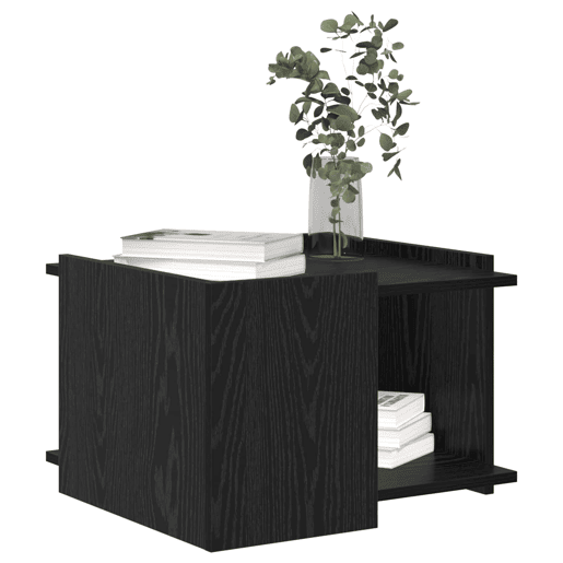 Mesa de Centro, Mesa baixa, Carvalho Preto 50,5 x 50 x 33 cm