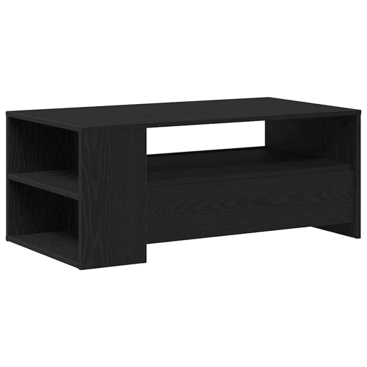 Mesa de Centro, Mesa baixa, com gaveta Carvalho Preto 102 x 55 x 43,5 cm