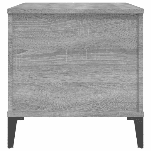 Mesa de Centro, Mesa baixa, 90x44,5x45 cm derivados de madeira cinza sonoma