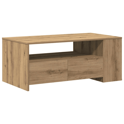Mesa de Centro, Mesa baixa, com gaveta Carvalho Artesanal 102 x 55 x 43,5 cm