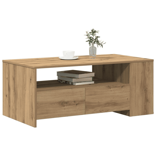Mesa de Centro, Mesa baixa, com gaveta Carvalho Artesanal 102 x 55 x 43,5 cm