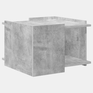 Mesa de Centro, Mesa baixa, Cinzento Cimento 50,5 x 50 x 33 cm