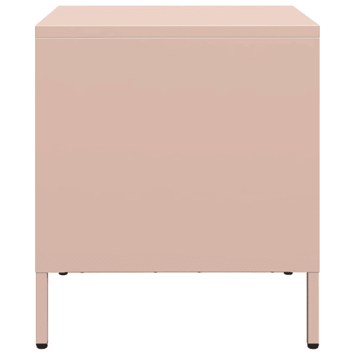 Soluna Home - Mesas de cabeceira Aço laminado a frio 2 piezas 35 x 39 x 43,5 cm