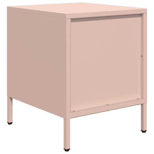 Soluna Home - Mesas de cabeceira Aço laminado a frio 2 piezas 35 x 39 x 43,5 cm