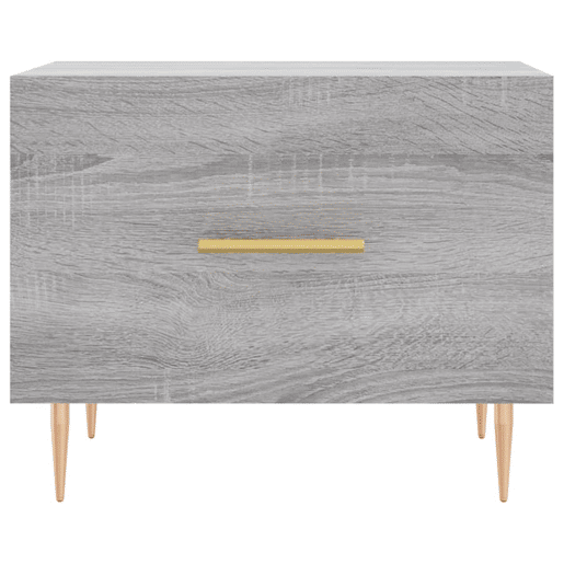 Mesa de Centro, Mesa baixa, 50x50x40 cm derivados madeira sonoma cinza